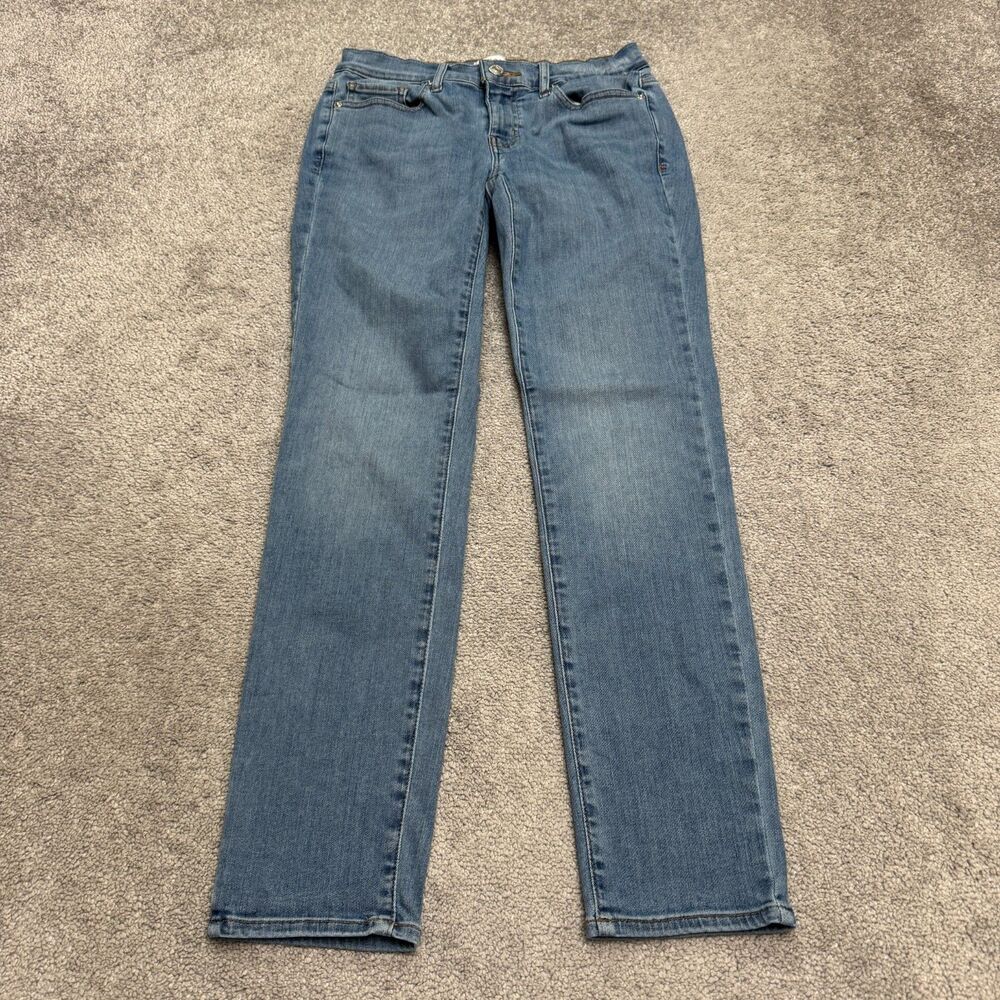FRAME Le High Straight Quirky Denim Jeans Womens 26 Medium Wash Stretch Casual